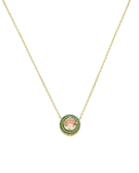 Citrine & emerald Luxender Necklace