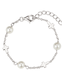 Pearl Cross Bracelet