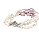 Three strand pearl bracelet
