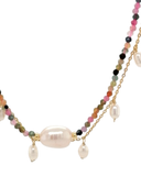 Pearl & Bead double strand bracelet