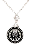 Stone Set Padre Pio Medal