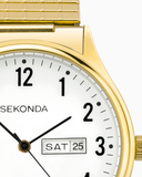 Sekonda Easy Reader Ladies Gold Watch