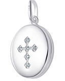 CZ Cross Locket