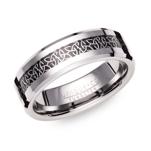 7mm Trinity Knot Tungsten Ring