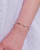 Pearl Cross Bracelet