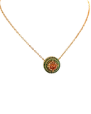 Citrine & emerald Luxender Necklace