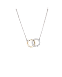 Two Tone Interlink Necklace