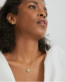 Citrine & emerald Luxender Necklace