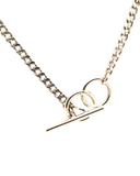 Silver Mother Daughter T Bar Necklace