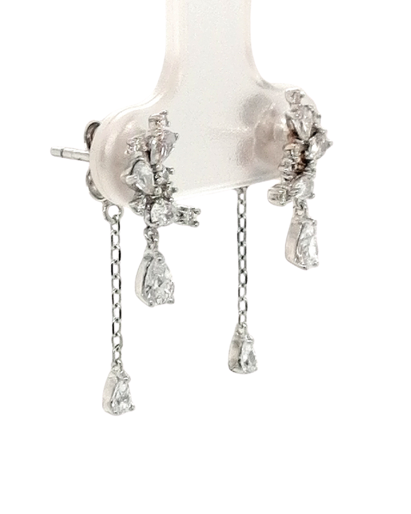 Silver Drop Earrings