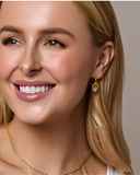 G/PL Claddagh Drop Earrings
