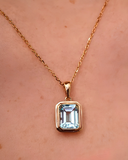 Burren - Lagoon Blue Topaz Medium Pendant