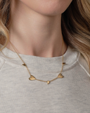Gold Plated All My Love Heart Necklace