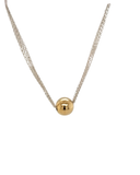 Two tone Ball necklace