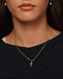 Burren - Polar Light Cross Necklace