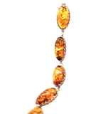 Amber Silver Bracelet