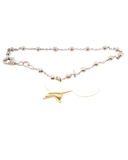 Two Tone Moon & Stars Bracelet