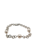 Silver Pearl Bracelet