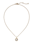 Burren - Sole Pendant Bezel-Set CZ Solitaire Necklace