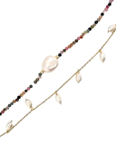 Pearl & Bead double strand bracelet