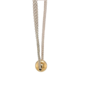 Two tone Ball necklace