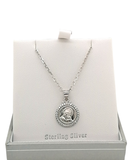 Stone Set Padre Pio Medal