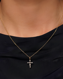 Burren - Polar Light Cross Necklace