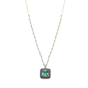 Luxender Necklace with Multicolour Zirconia