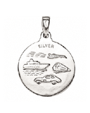 19mm St Christopher Diamond cut