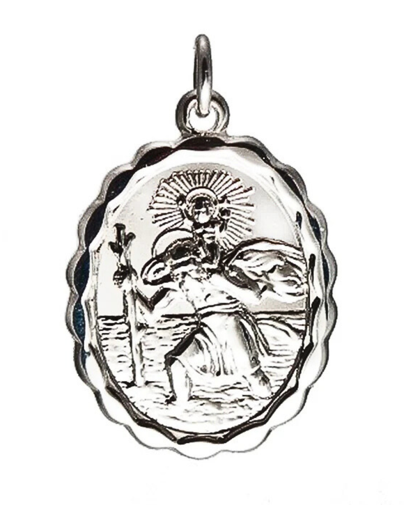 18mm Oval St Christopher