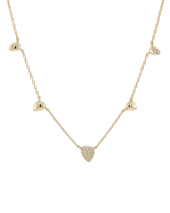 Gold Plated CZ Necklace