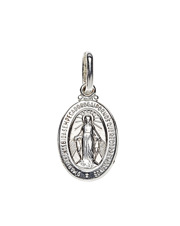 13mm Silver Miraculous Medal*