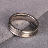 6mm Titanium Concave design Ring