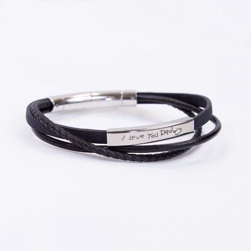 Fred bennett leather clearance bracelet with silver clasp