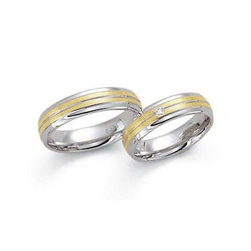 5.5 mm Wide Two Tone Band