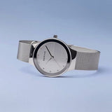 Bering Ladies Classic Polished Silver Watch