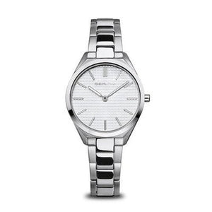Bering Ladies Ultra Slim Silver Watch