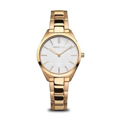 Ladies slim clearance gold watch