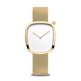 Bering Pebble Polished gold Ladies watch