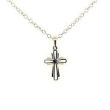 Open Two Tone Cross