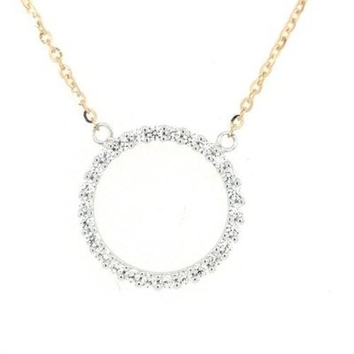 Full Circle CZ 9ct Necklace