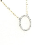 Full Circle CZ 9ct Necklace