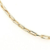 Long Rectangular Linked 9ct Gold Bracelet