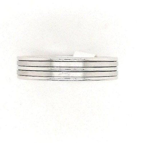 Lined Gents Wedding Band