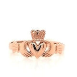 9ct Rose Gold Claddagh Ring