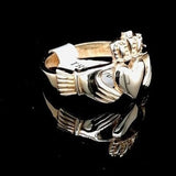 Gents 14ct Gold Claddagh Ring