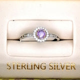 Cubic Zirconia Birthstone Ring - all birthstones available