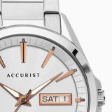 Accurist Men's Silver Case watch