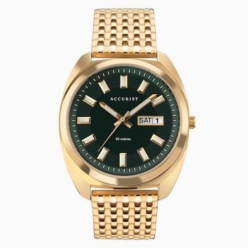 Accurist Men s Gold Retro Watch Crossan Jewellers