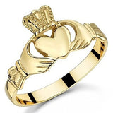 Gents 9ct Gold Traditional Claddagh Ring